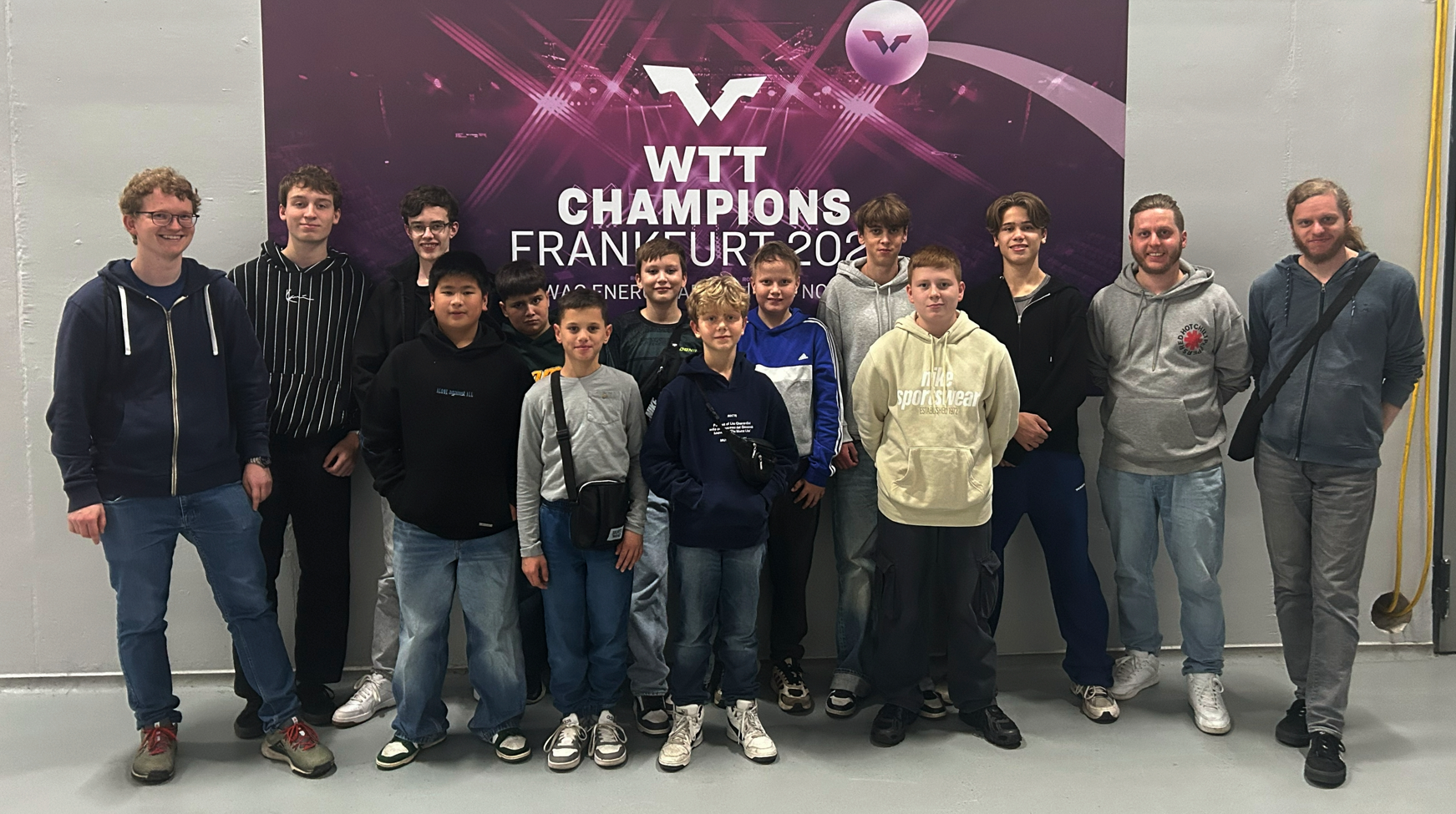 Gruppenbild WTT Champions Frankfurt