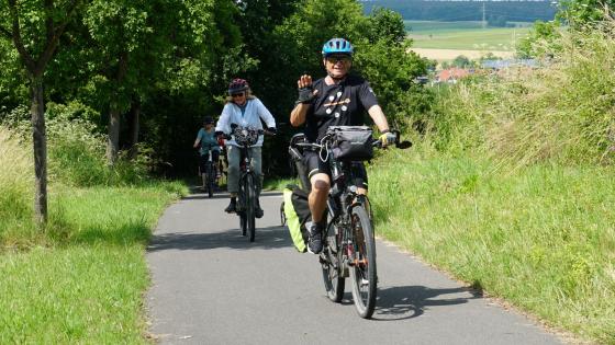 Gerd führt die E-Bike-Gruppe an